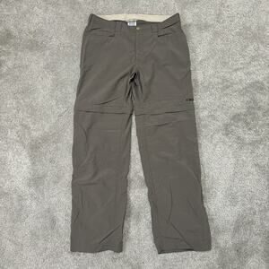 Outdoor Research Pants Men’s Medium Brown Convertible Hiking Nylon Zip Off
